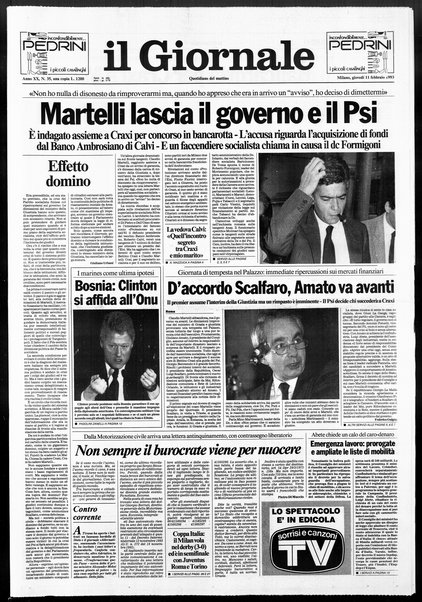 Il giornale : quotidiano del mattino